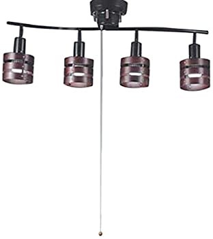 【中古】 東京メタル シーリングライト4灯E26使用可 (電球別売) HC-P018BKNDZ｜バリューコネクト