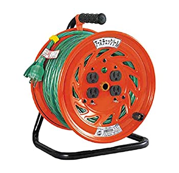 【中古】 日動 特殊機能付電工ドラム アースチェックリール アース付 30m GNFE34|バリューコネクト