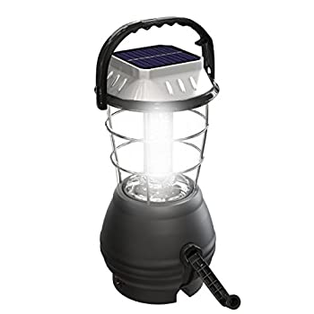 【中古】 Whetstone 36 LED Solar and Dynamo Powered Camping Lantern Black Silver by Whetstone