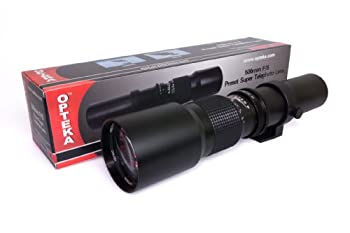 【中古】 Opteka 500-1000mm f 8高プリセット望遠レンズfor Canon FD SLRカメラ｜バリューコネクト