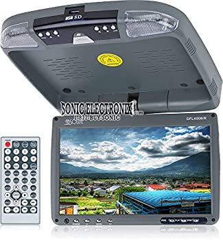 【中古】 Absolute DFL4008IRG 9.5-Inch TFT-LCD Overhead Flip-Down Monitor with DVD Player and Built-in IR Transmitter (Grey) by Absolute｜バリューコネクト