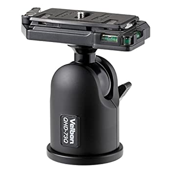 【中古】 Velbon 自由雲台 QHD-73Q 大型 底面径64mm クイックシュー対応 アルミ製 471727