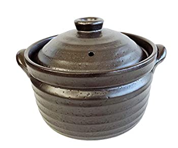【中古】 IH相応う土鍋 IHマルチ炊飯鍋 4合炊飯鍋 (二重蓋)
