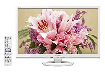 【中古】 シャープ 24V型 液晶 テレビ AQUOS LC-24K30-W ハイビジョン USB外付けHDDへの裏番組録画対応 長時間録画HDD対応2画面表示