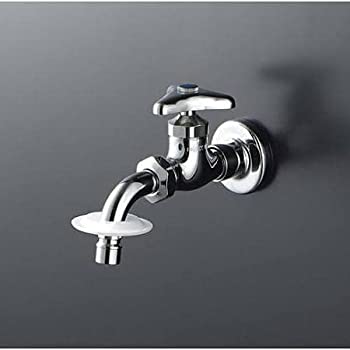【中古】 KVK 洗い濯ぎ機用水栓 吐水口回転させる・ツバ付ワンタッチニップル・送り座付 K111BNJ