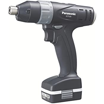 【中古】 パナソニック 充電マルチインパクト EZ7520 7.2Vスライド式 T型形状 SLIMO スリムで軽い インパクト・ドリル両用 1.5Ah電池パック×2個・充電