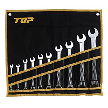 【中古】 いの一番 TOP ラチェットコンビセット10本組 専用手道具袋付 8 10 12 13 14 17 19 21 22 24@ RCW-10000S