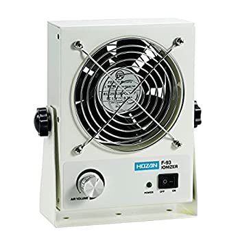 【中古】 ホーザン HOZAN イオナイザー 除電器 直流式卓上イオナイザー パウダーコンパクトでありながら いけ図々しい量で広々とした活動の領域をしっかり除電 F-93