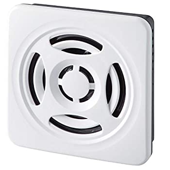 【中古】 パトライト 薄型MP3再生報知機 BSV-24N-W NPNトランジスタ対応 DC12-24V オフホワイト 最大再生時間 63秒 サイズ 幅/高75・厚19.9mm パネル/壁面
