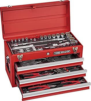 【中古】 トネ TONE ツールセット TSXT950 差込角9.5&12.7mm 3/8 &1/2 レッド 内容87点