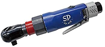 【中古】 エスピーエアー SP サイレンサー付9.5mm角エアーラチェットレンチ SP-1772N