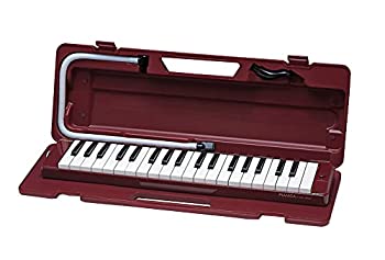 【中古】 ヤマハ YAMAHA ピアニカ 鍵盤ハーモニカ マルーン P-37D フル3オクターブの広音域 スムーズなタッチ感のブレない鍵盤 軽量でコンパクトな設計