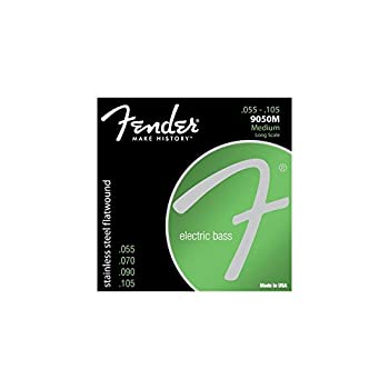 【中古】 Fender フェンダー エレキベース弦 Stainless 9050's Bass Strings Stainless Steel Flatwound 9050M .055-.105 ミディアム