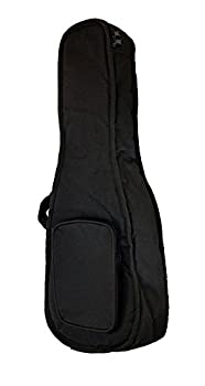 【中古】 【KIWAYA】 コンサート用 ウクレレソフトケース 7-SC 持ち運び 便利 丈夫 軽量 軽い 黒 ブラック シンプル
