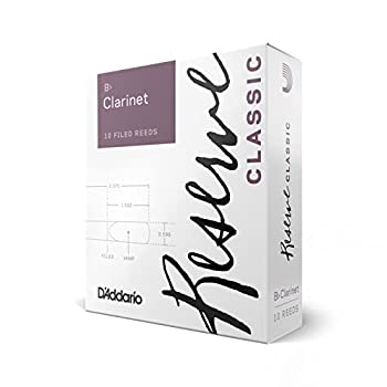 【中古】 D'Addario WoodWinds ダダリオ リード Bbクラリネット用 RESERVE CLASSIC DCT1025 硬さ:2.5 10枚入り｜バリューコネクト