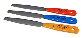 【中古】 HOSCO Luthiers Tools ナット溝切りヤスリ 3本組 エレキギター用 TL-NF3E｜バリューコネクト