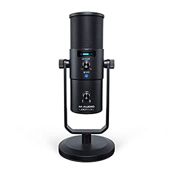 【中古】 M-Audio プロ用 USB コンデンサーマイク 4種類の指向性カーディオイド 双指向性 無指向性 ステレオ ヘッドフォン出力 UBER Mic