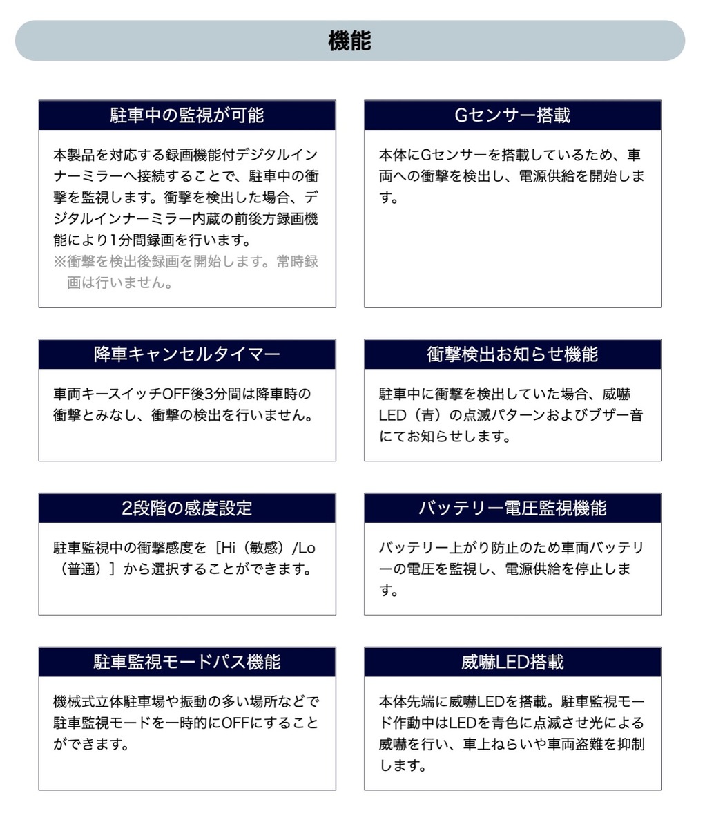 福袋特集 Comtec Pmu T01 電子ミラー用 オプション 録画機能付 デジタル 駐車監視ユニット インナーミラー専用 80系 トヨタ ハリアー対応 衝撃検出 Gセンサー 駐車監視衝撃 駐車中 バッテリー電圧監視機能 威嚇led搭載 コムテック 06 Pe03 Gr