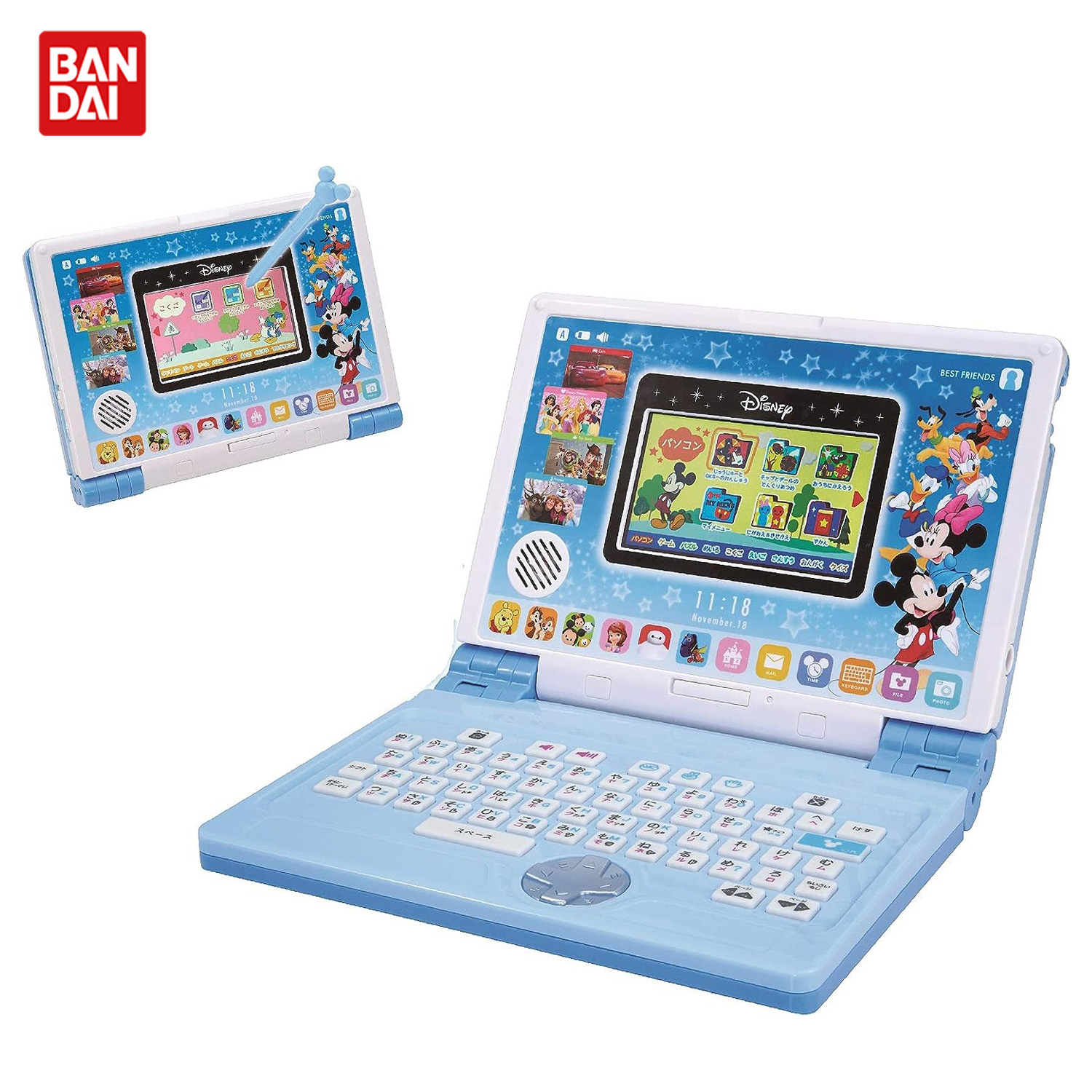 美品/ラーニングマイスイートパソコン/BANDAI ディズニー＆ピクサーキャラクターズ ラーニングマイスイート