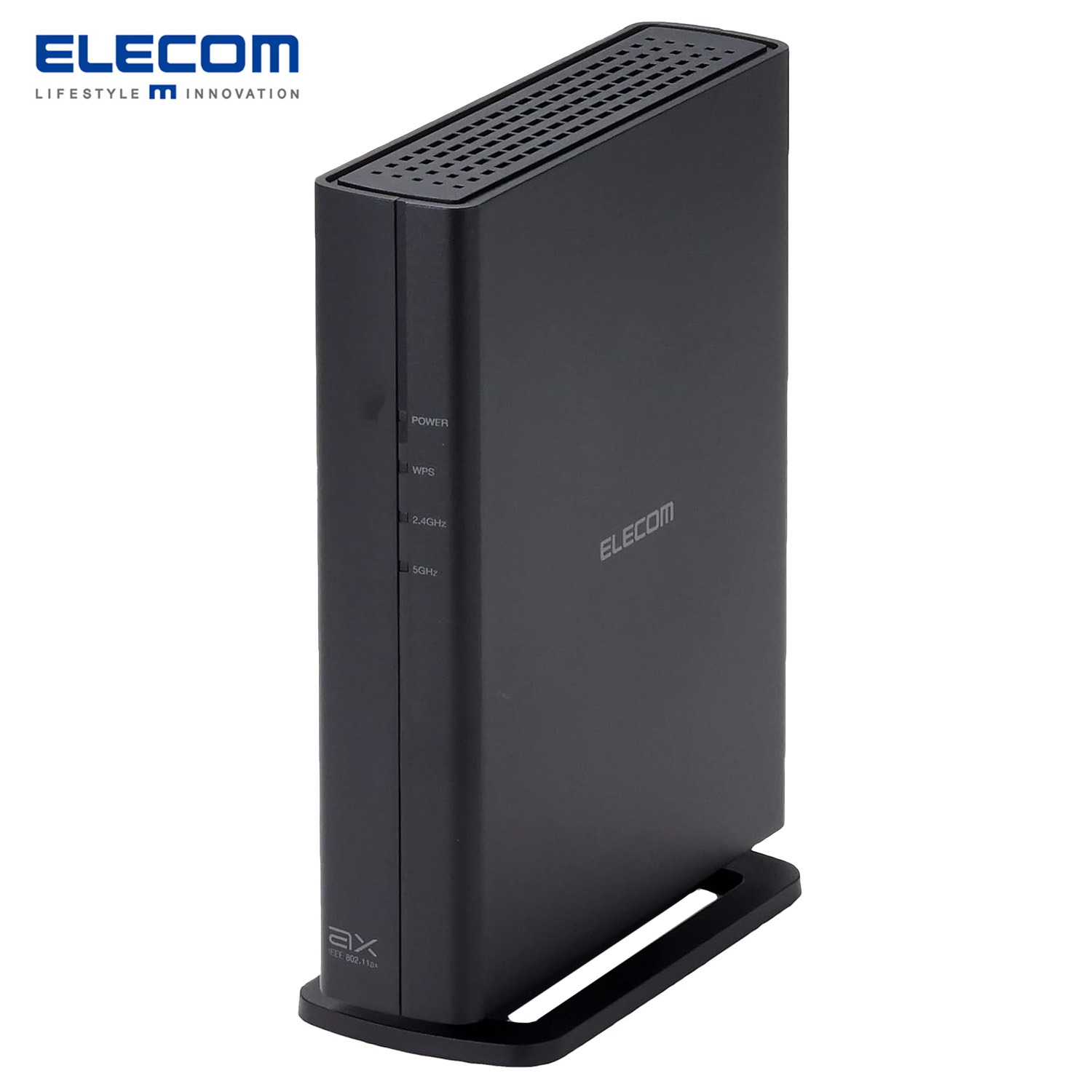 【楽天市場】ELECOM WRC-X1800GS-B Wi-Fi ルーター 無線LAN Wi-Fi6 11ax 1201+574Mbps ...