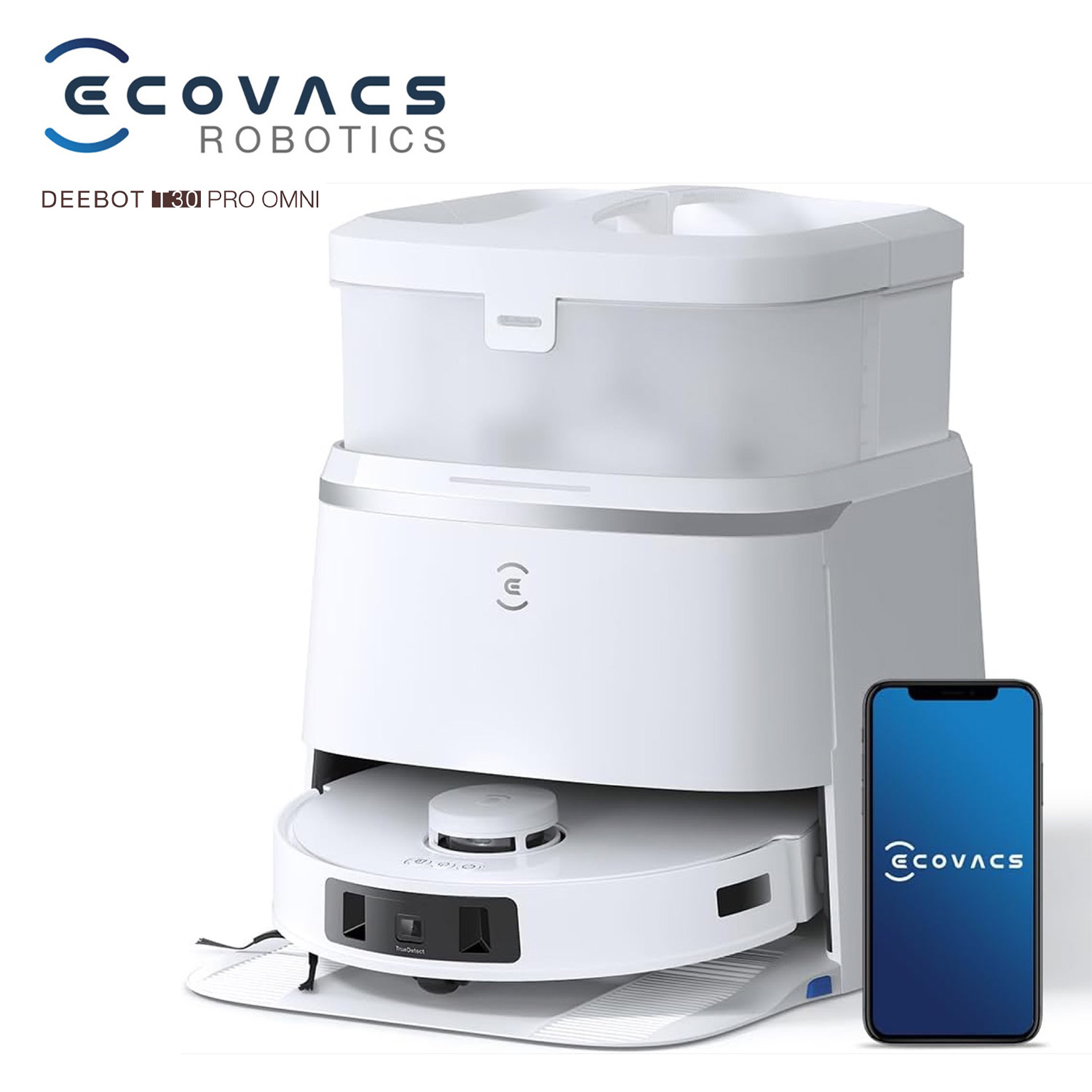 ECOVACS DEEBOT T30 OMNI ロボット掃除機 DEEBOT T30 OMNI（標準仕様） お掃除ロボット（3D物体回避