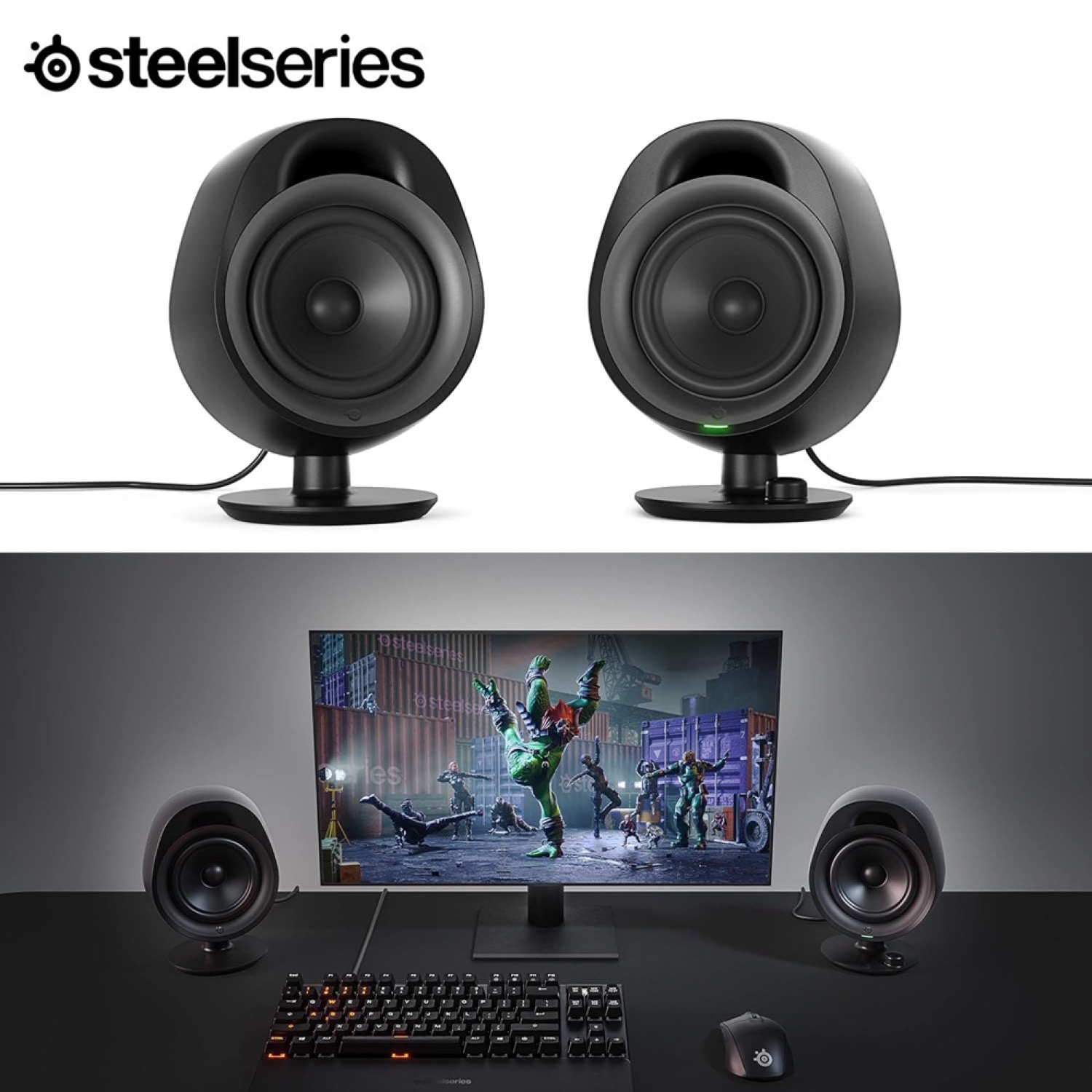 楽天市場】SteelSeries 61534 Arena 3 ゲーミング スピーカー