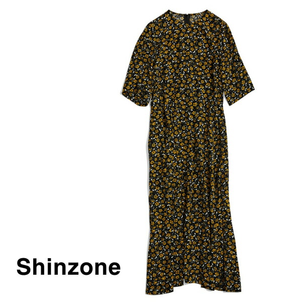 楽天市場 aw予約 The Shinzone シンゾーン Yellow Flower Dress イエローフラワードレス ワンピース amsop04 レディース 送料無料 Trois トロア