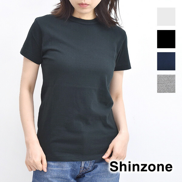 THE SHINZONE シンゾーン CREW NECK T-SHIRTS 丸胴クルーネックTシャツ 14SMSCU22 レディース 【ホワイト/ブラック/ネイビー/グレー】【クリックポスト】