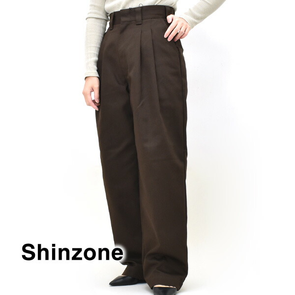 【極美品】シンゾーン トムボーイパンツ ベージュ 34 タックパンツ THE SHINZONE ザ シンゾーン トムボーイパンツ｜SUNDAY MOUNTAIN