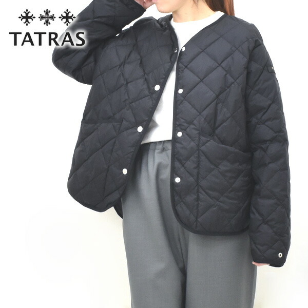[美品]タトラス　ダウンジャケット　ノーカラー　スピノサ　LTA20A4648 楽天市場】タトラス TATRAS SPINOSA LTA20A4648 BLACK DARK NAVY