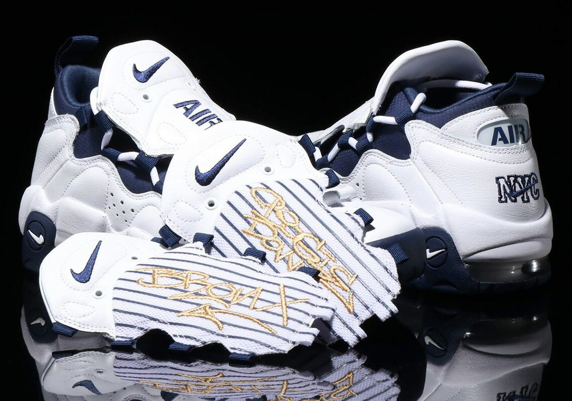 ナイキ メンズ スニーカー Nike モアマネー Nike Air More Money スニーカー Navy White ｔｒｏｉｓ ｈｏｍｍｅ メンズ 買い付けnow 4 2より注文順に発送開始予定 送料無料