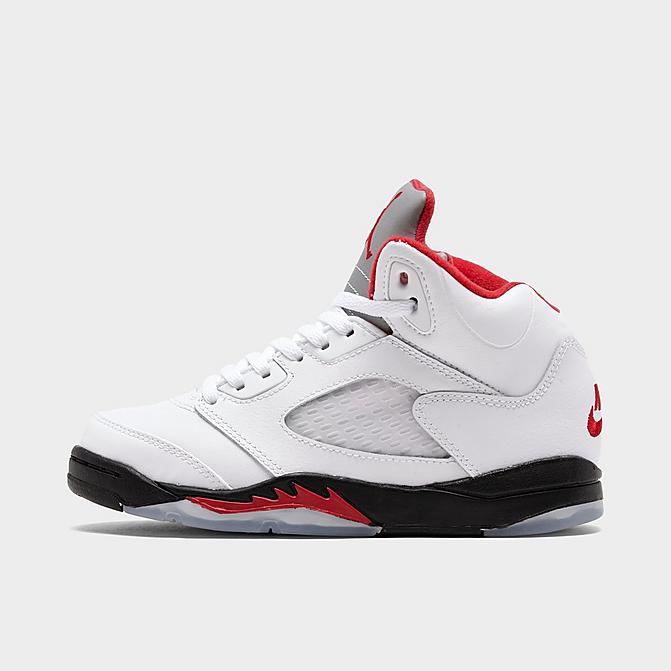 Sale 84 Off ジョーダン キッズ ジュニア レトロ５ Jordan Retro 5 Ps バッシュ True White Fire Red Black ミニバス Fucoa Cl