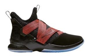ナイキ メンズ バスケットボール シューズ Nike LeBron Soldier XII 12 ”Black Red” レブロン ソルジャー Black/Black|trois HOMME