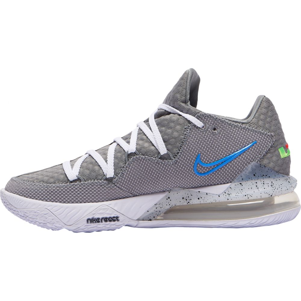 人気の雑貨がズラリ Lebron ナイキ Light Smoke レブロン１７ White メンズ Nike Particle 17 Grey Low バッシュ バスケットボール