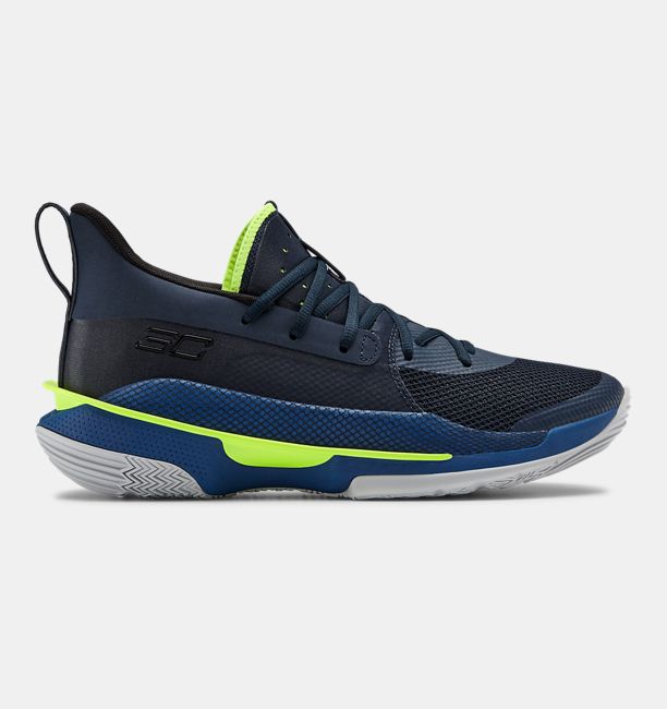 アンダーアーマー メンズ カリー7 Under Armour Curry 7 バッシュ Academy / Royal