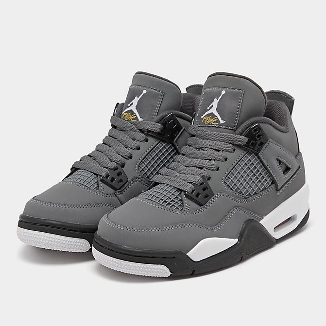 キャンペーンもお見逃しなく ジョーダン キッズ レディース レトロ４ バッシュ Air Jordan Retro 4 Gs スニーカー Cool Grey Chrome Dark Charcoal Fucoa Cl