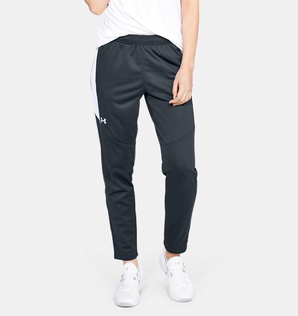 アンダーアーマー レディース スウェットパンツ Under Armour Rival Knit Pants パンツ Stealth Gray|trois HOMME