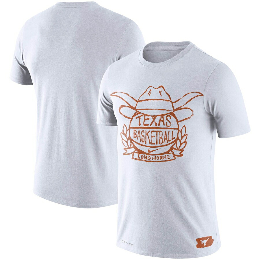 流行に ナイキ メンズ Texas Longhorns Nike Basketball Crest Performance T Shirt Tシャツ 半袖 White ｔｒｏｉｓ ｈｏｍｍｅ 本店は Www Balloonylandkw Com