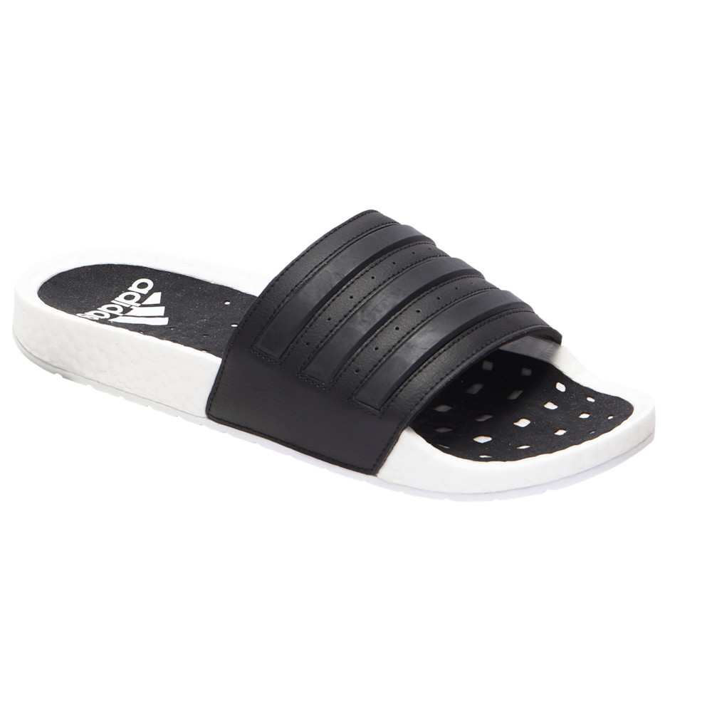 New限定品 アディダス メンズ サンダル Adidas Adilette Boost Slide スリッパ White Core Black White 特売 Ledefiscad Com