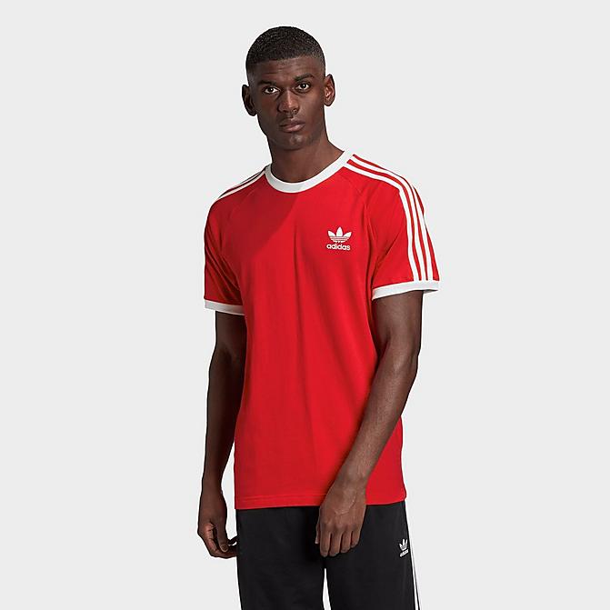 アディダス メンズ Tシャツ adidas Athletics Pack Heavy T-Shirt 半袖 Scarlet｜ｔｒｏｉｓ　ＨＯＭＭＥ