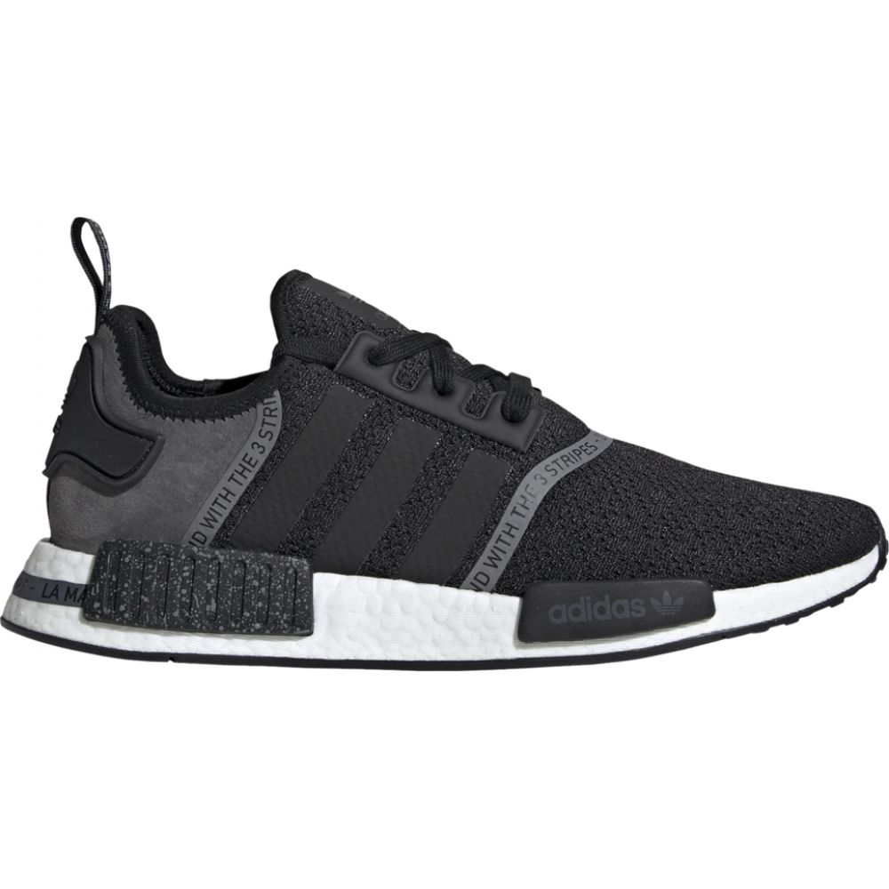 アディダス メンズ スニーカー adidas Originals NMD R1 ランニングシューズ Black/Black/Grey