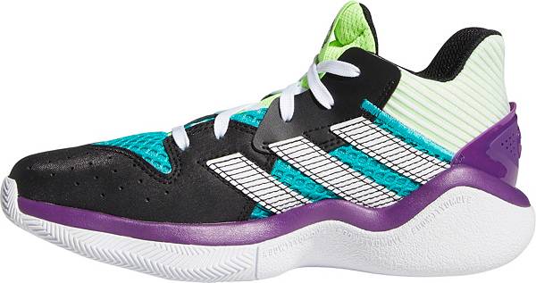 高品質 アディダス キッズ レディース ハーデン ステップバック adidas Harden Stepback GS バッシュ Green  Purple fucoa.cl