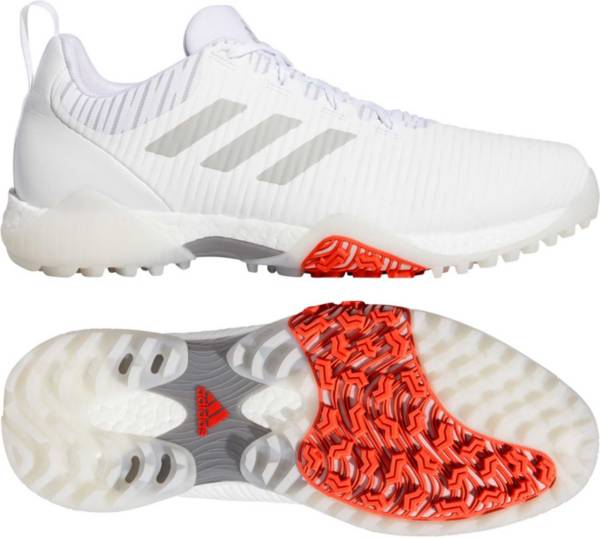 アディダス メンズ adidas CODECHAOS Golf Shoes ゴルフシューズ WHITE/GREY｜ｔｒｏｉｓ　ＨＯＭＭＥ