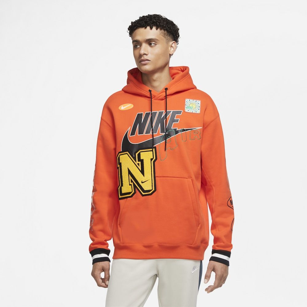 ナイキ メンズ パーカー Nike Element Heavyweight Hoodie フーディー Team Orange/White