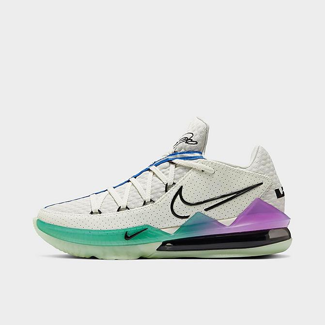 柔らかい ナイキ メンズ レブロン１７ Nike Lebron 17 Low バッシュ Spruce Aura Racer Blue Sail Black 激安正規品 Www S Ifm Com