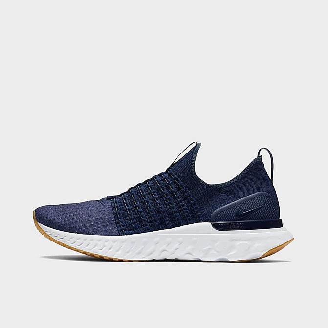 ナイキ メンズ シューズ Nike React Phantom Run Flyknit 2 駈けっくらシューズ College Navy/Blue Fox/Light Silver ランニング・マラソン-スポーツ・アウトドア