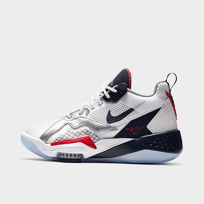 21福袋 ジョーダン キッズ レディース Jordan Zomm 92 Gs バッシュ ミニバス White True Red Metallic Silver Obsidian Fucoa Cl