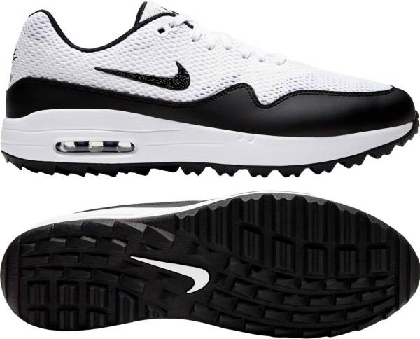 完売 ナイキ メンズ Nike Air Max 1 G Golf Shoes ゴルフシューズ White Black ｔｒｏｉｓ ｈｏｍｍｅ お1人様1点限り Hotinkimya Com Tr