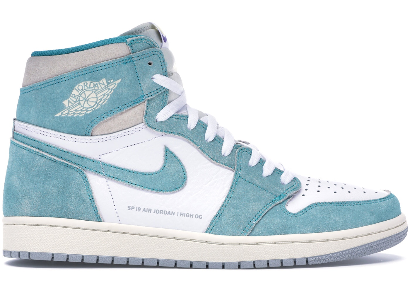 jordan 1 teal and white