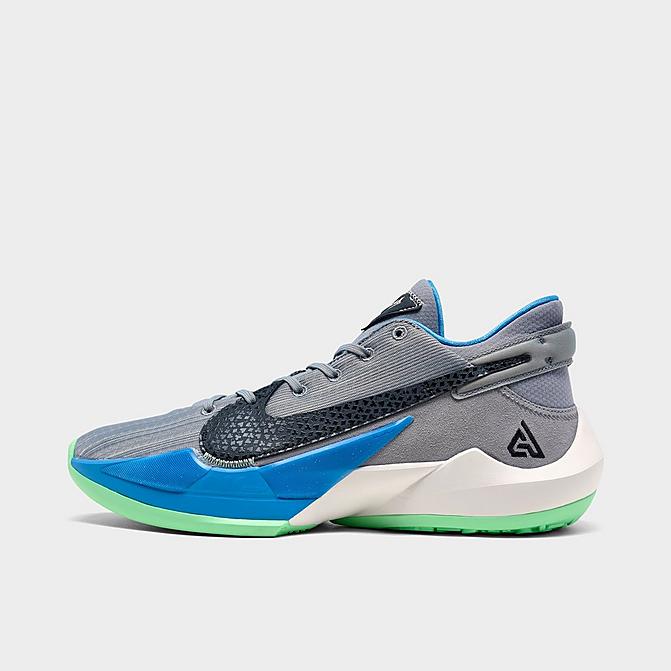 ナイキ メンズ フリーク２ Nike Zoom Freak 2 バッシュ Particle Grey/Black/Blue Beyond/Sail